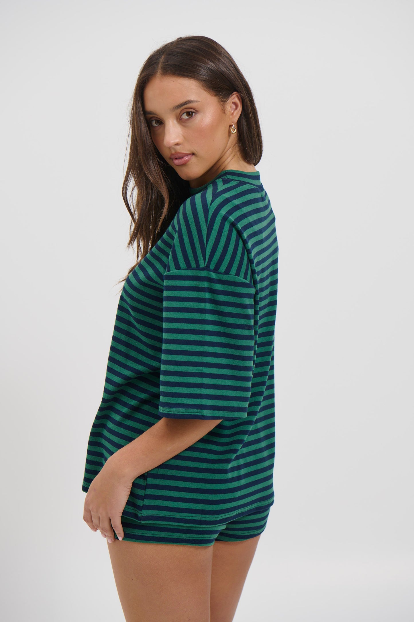 Charlene Oversized Tee Teal - FINAL SALE