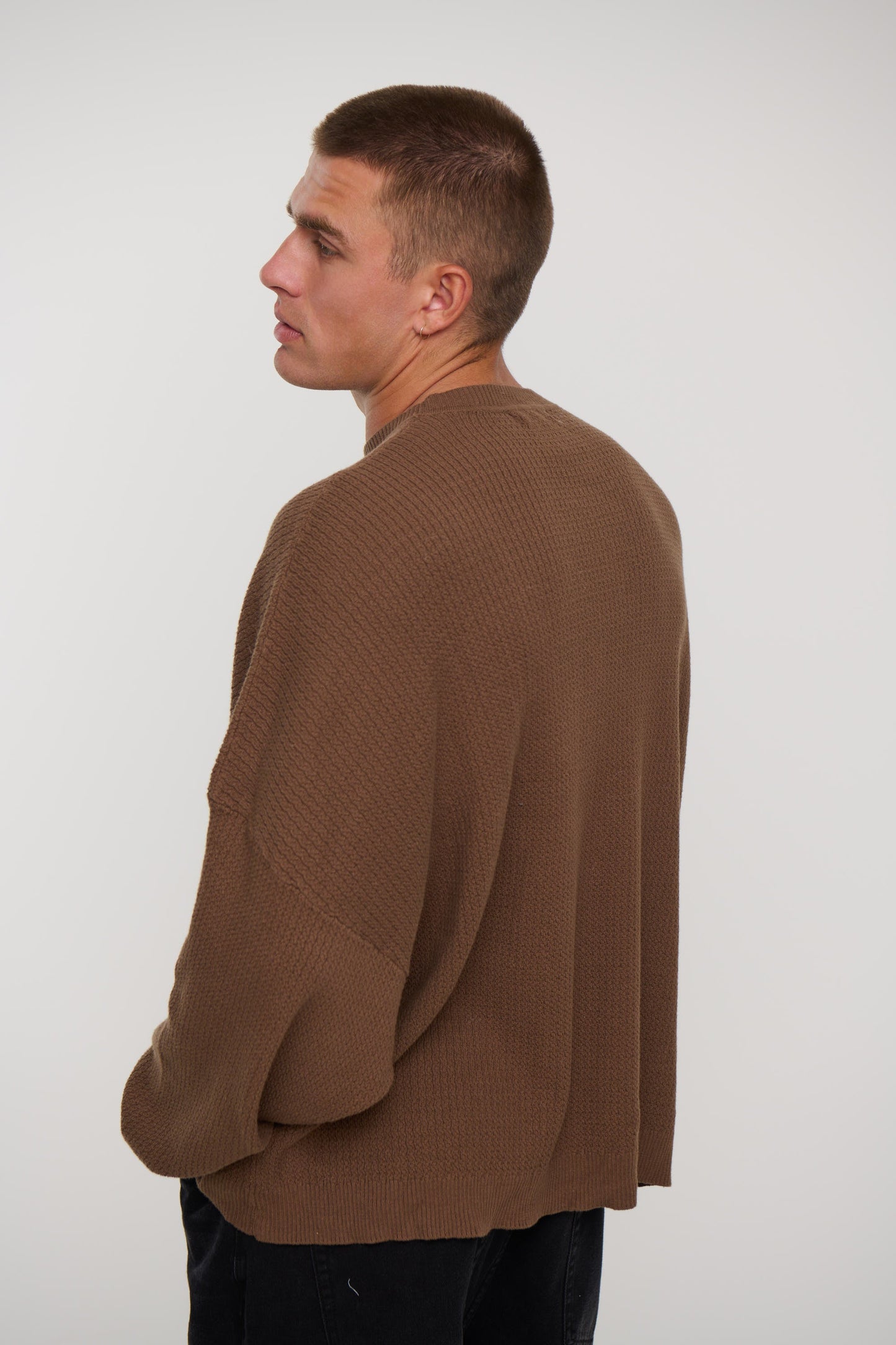 Lightweight Texture Sweat Choc