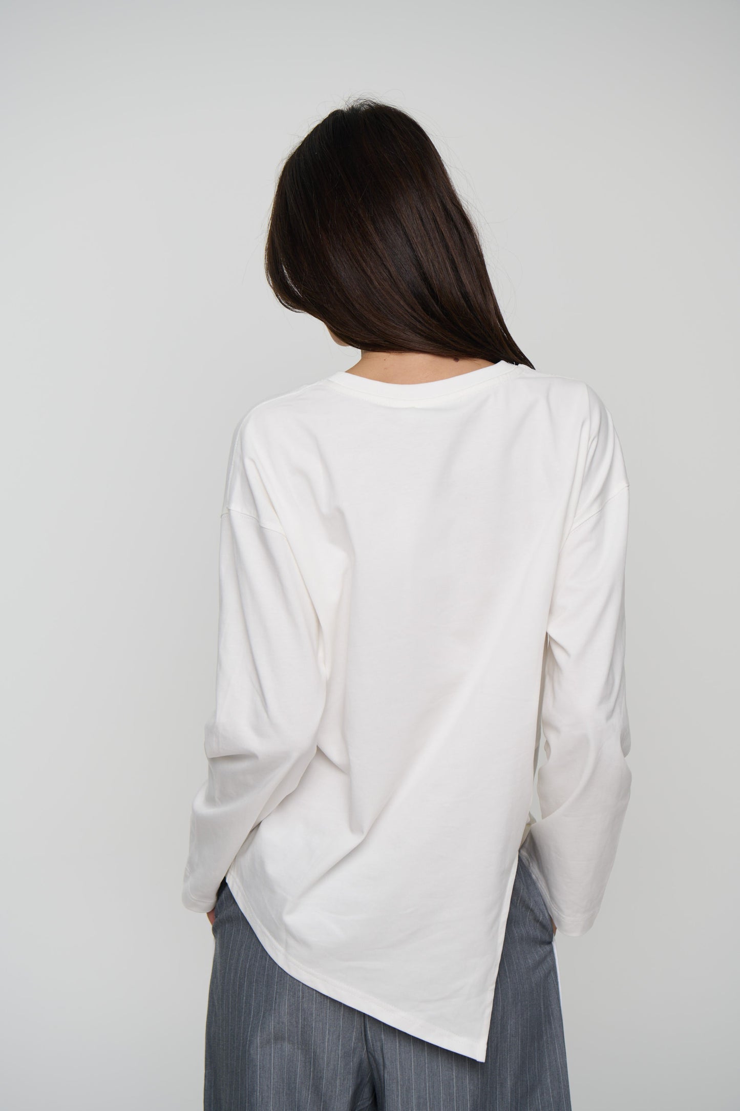 Blake Long Sleeve Tee Vanilla
