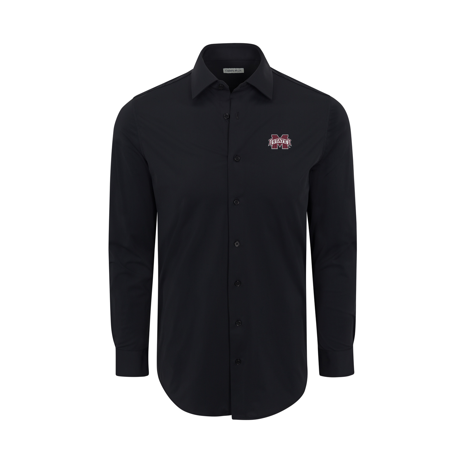 Mississippi State Apex Performance Dress Shirt Black
