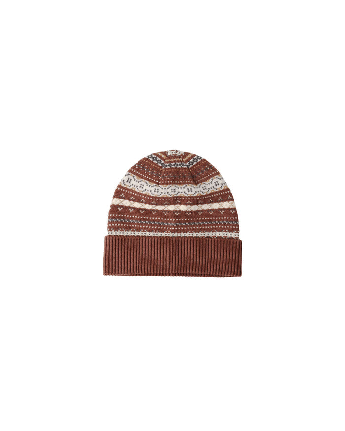 beanie in multi stripe