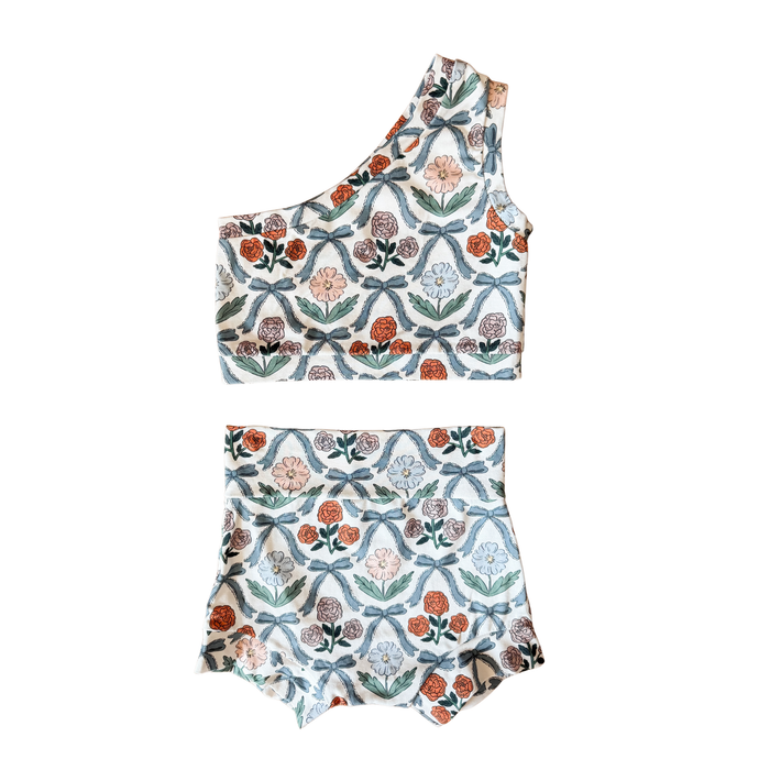 Cottage Floral | One Shoulder Set
