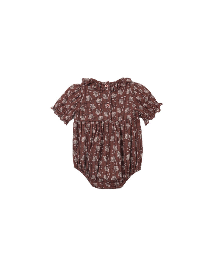 liv romper in mulberry iris