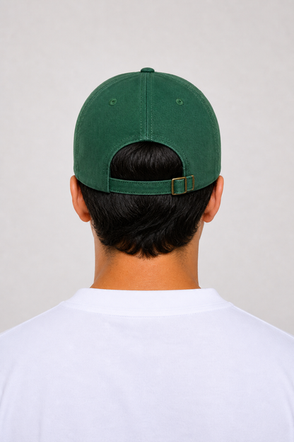 Classic Vintage Clean Up Cap Bottle Green