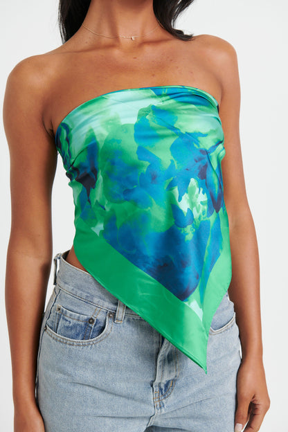 Calista Scarf Green