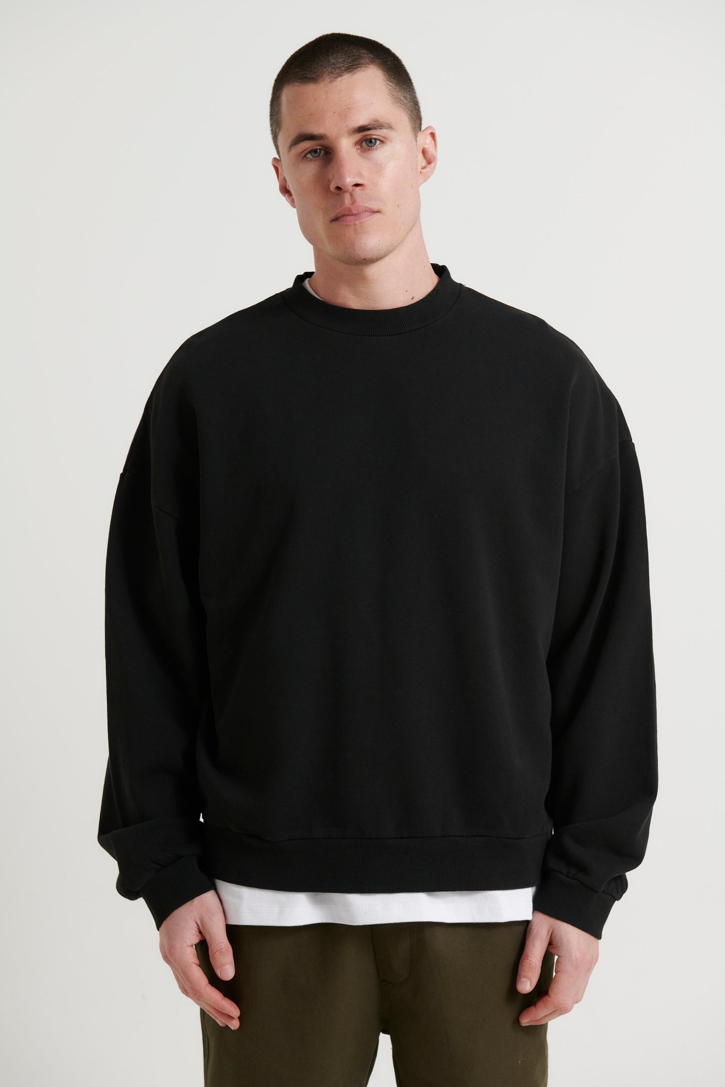 Francis Drop Sleeve Sweater Black - FINAL SALE