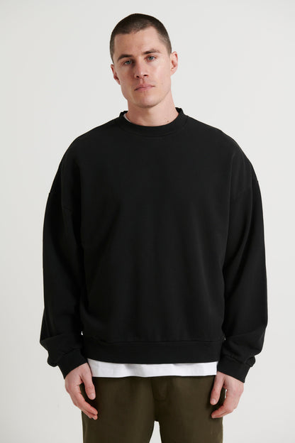Francis Drop Sleeve Sweater Black - FINAL SALE
