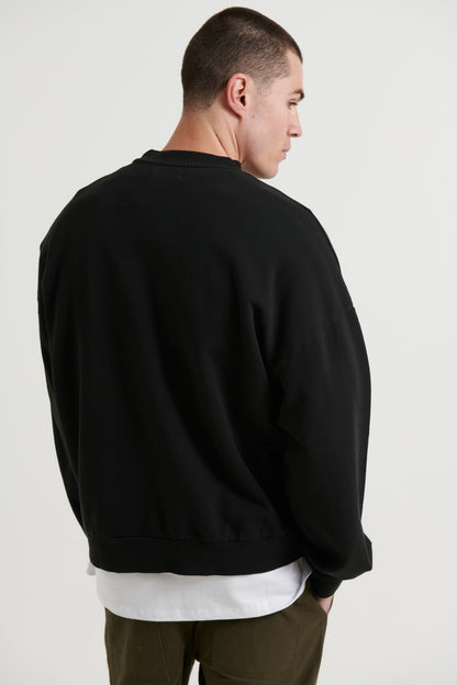 Francis Drop Sleeve Sweater Black - FINAL SALE