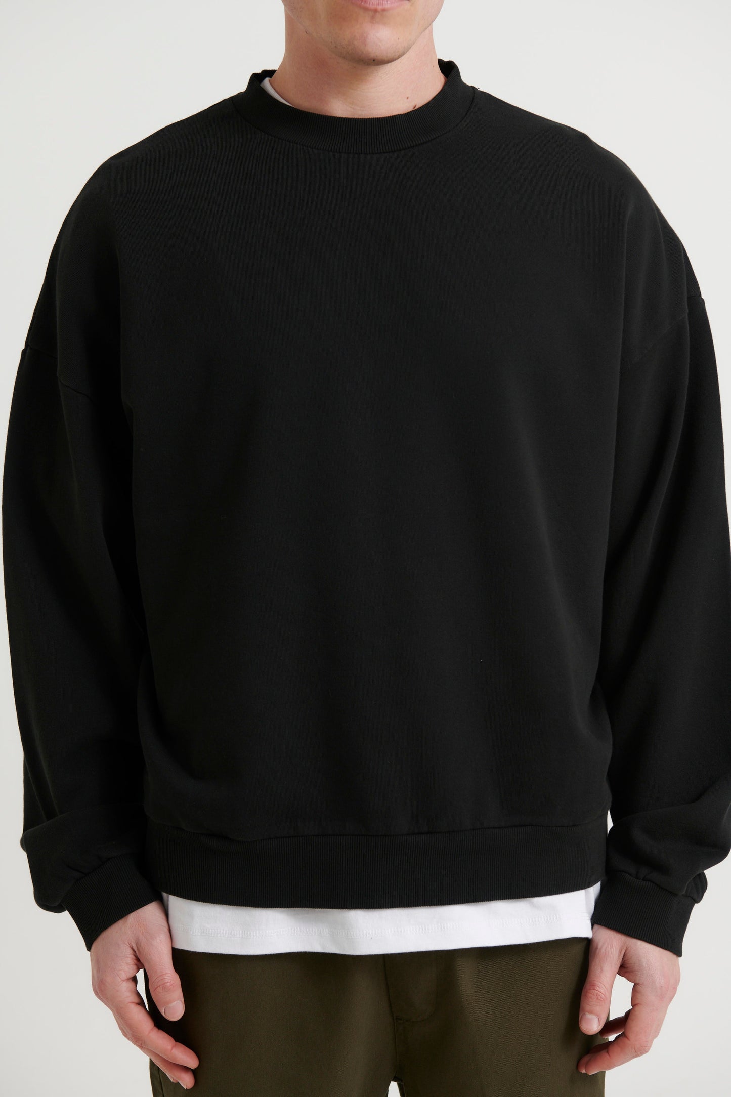 Francis Drop Sleeve Sweater Black - FINAL SALE