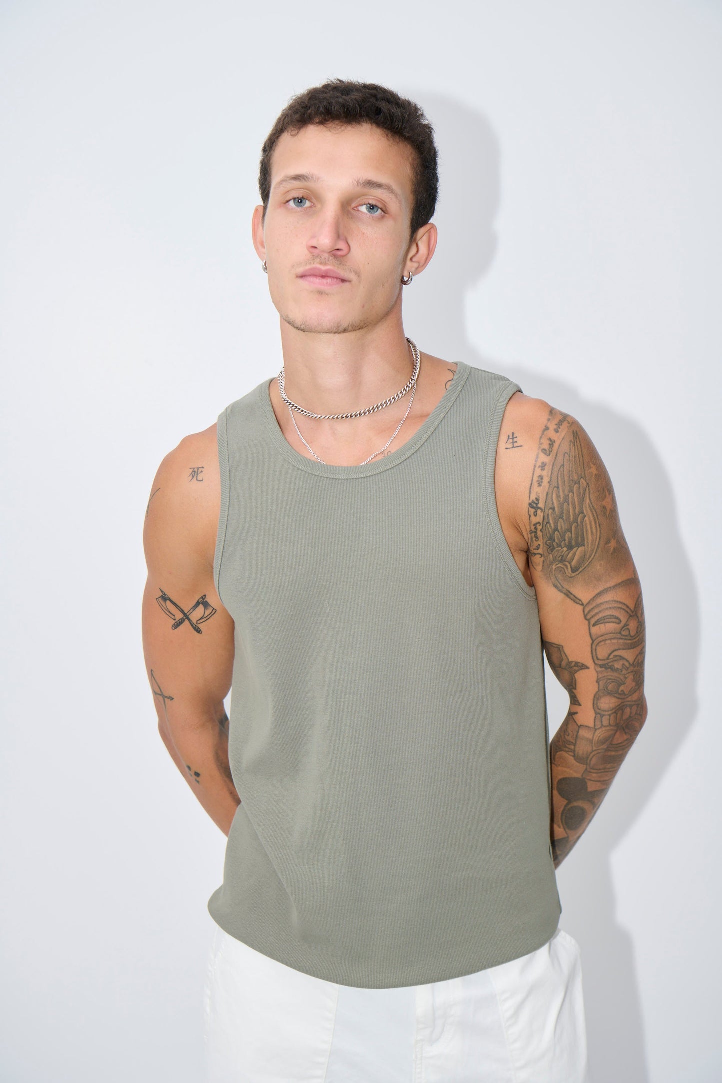 Declan Fitted Tank Army