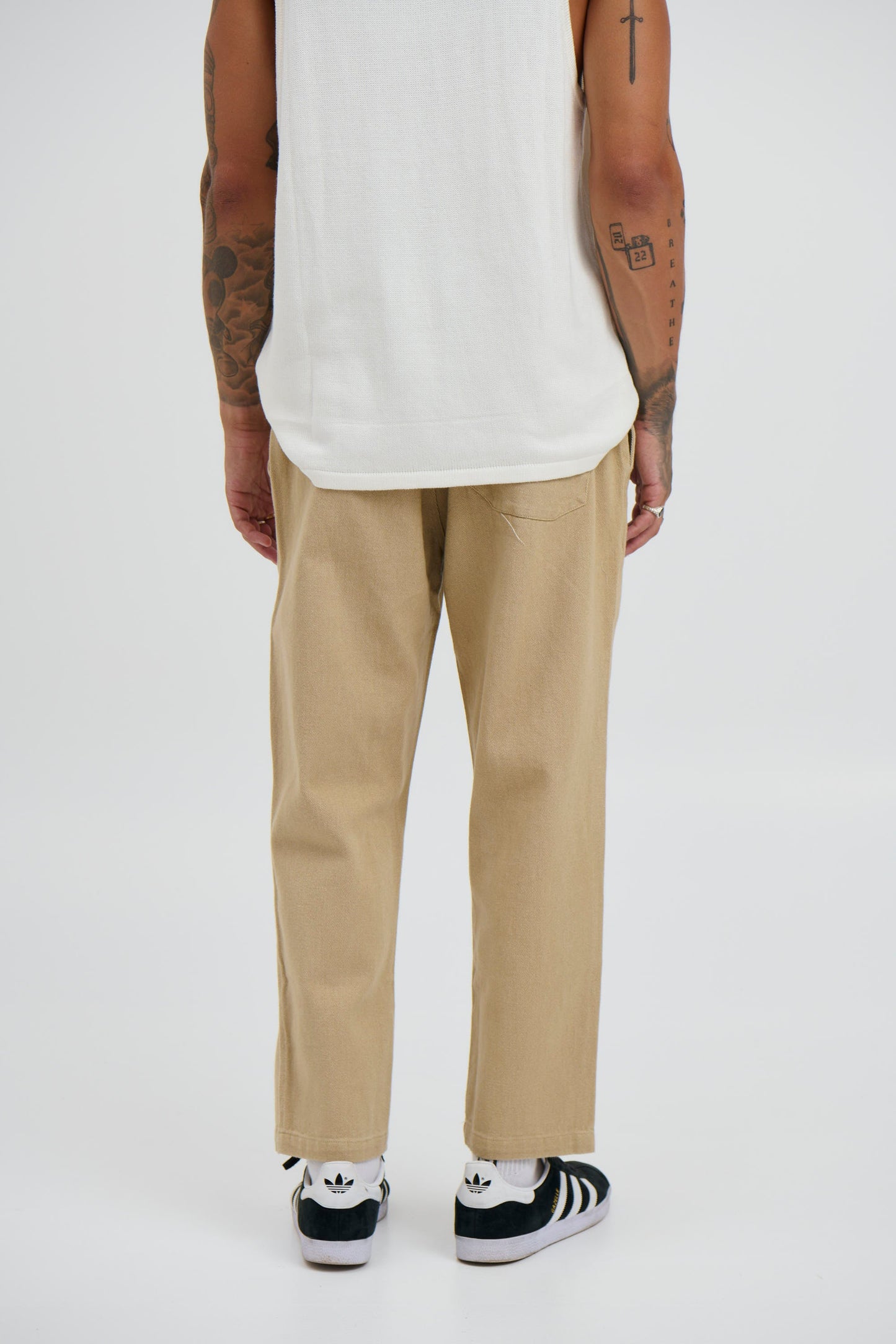 Drill Jogger Pant Sand - FINAL SALE