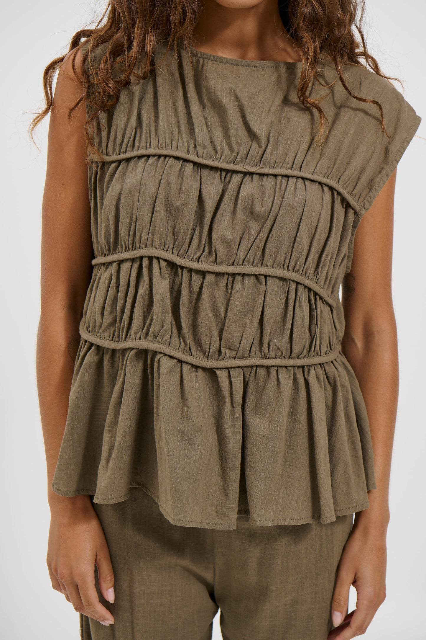 Cara Set Khaki - FINAL SALE