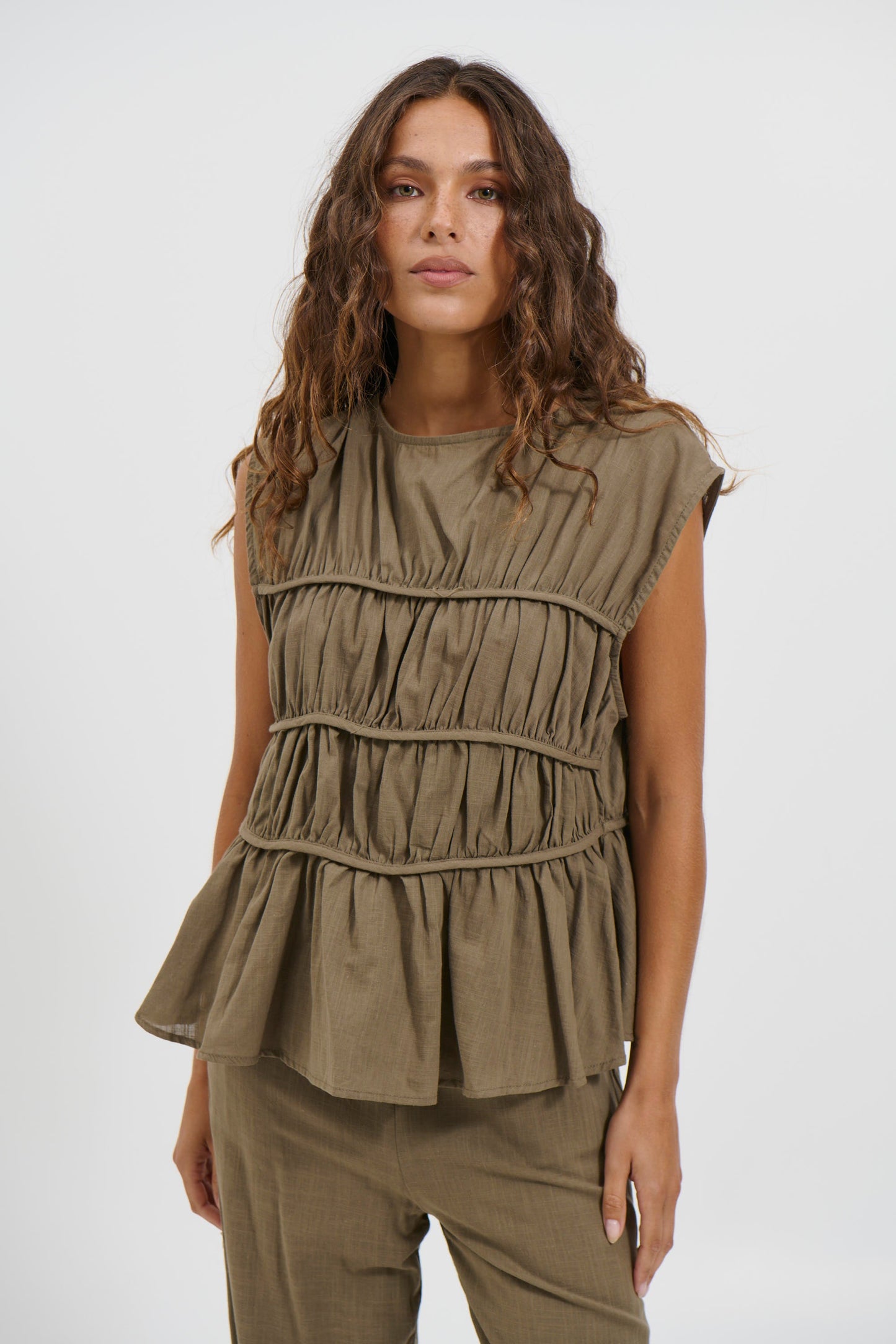 Cara Set Khaki - FINAL SALE