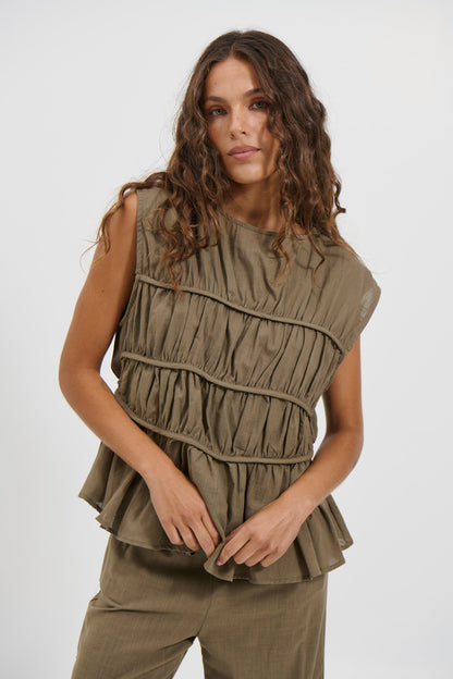 Cara Set Khaki - FINAL SALE