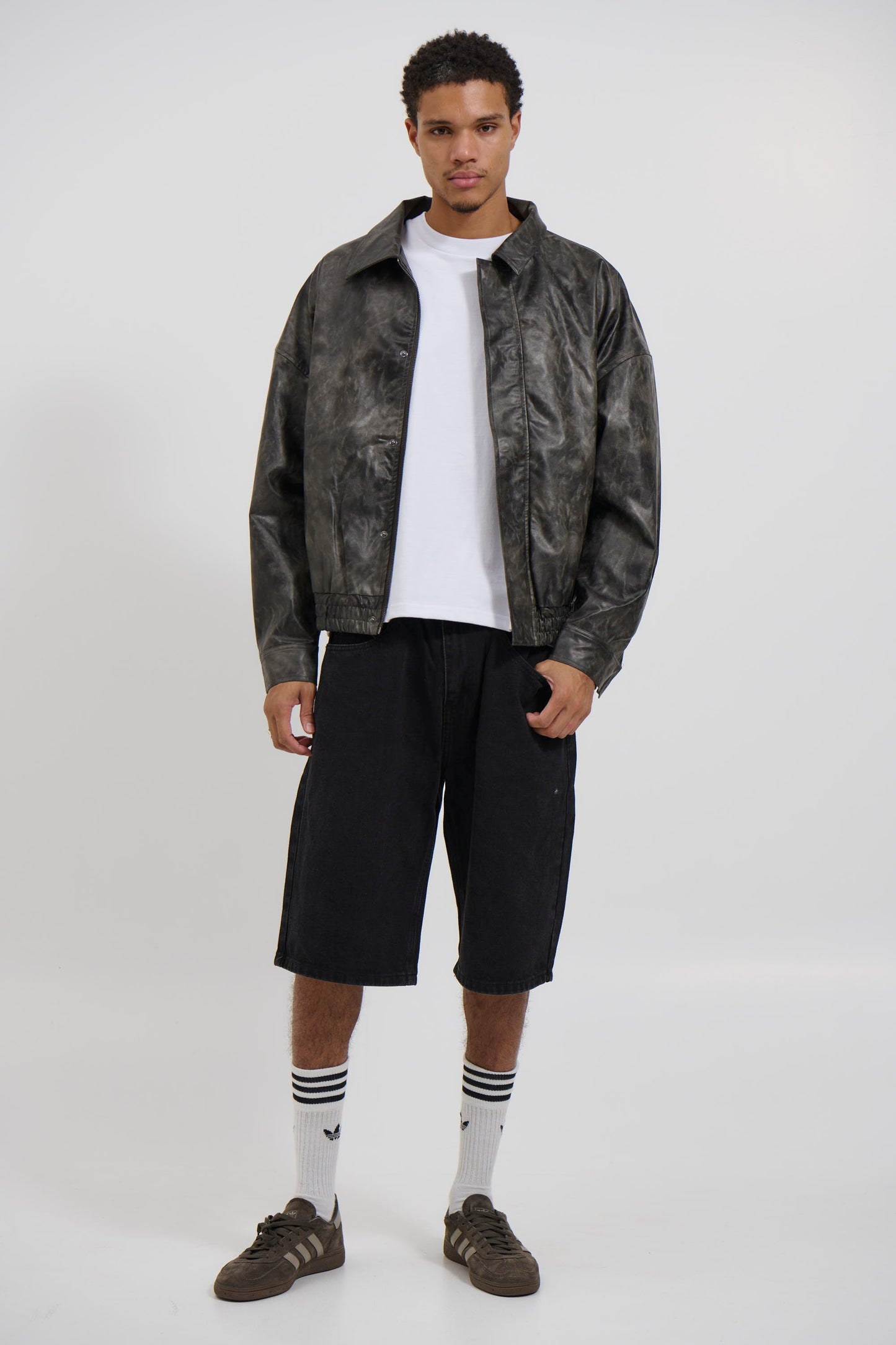 Bowie Bomber Washed Black - FINAL SALE