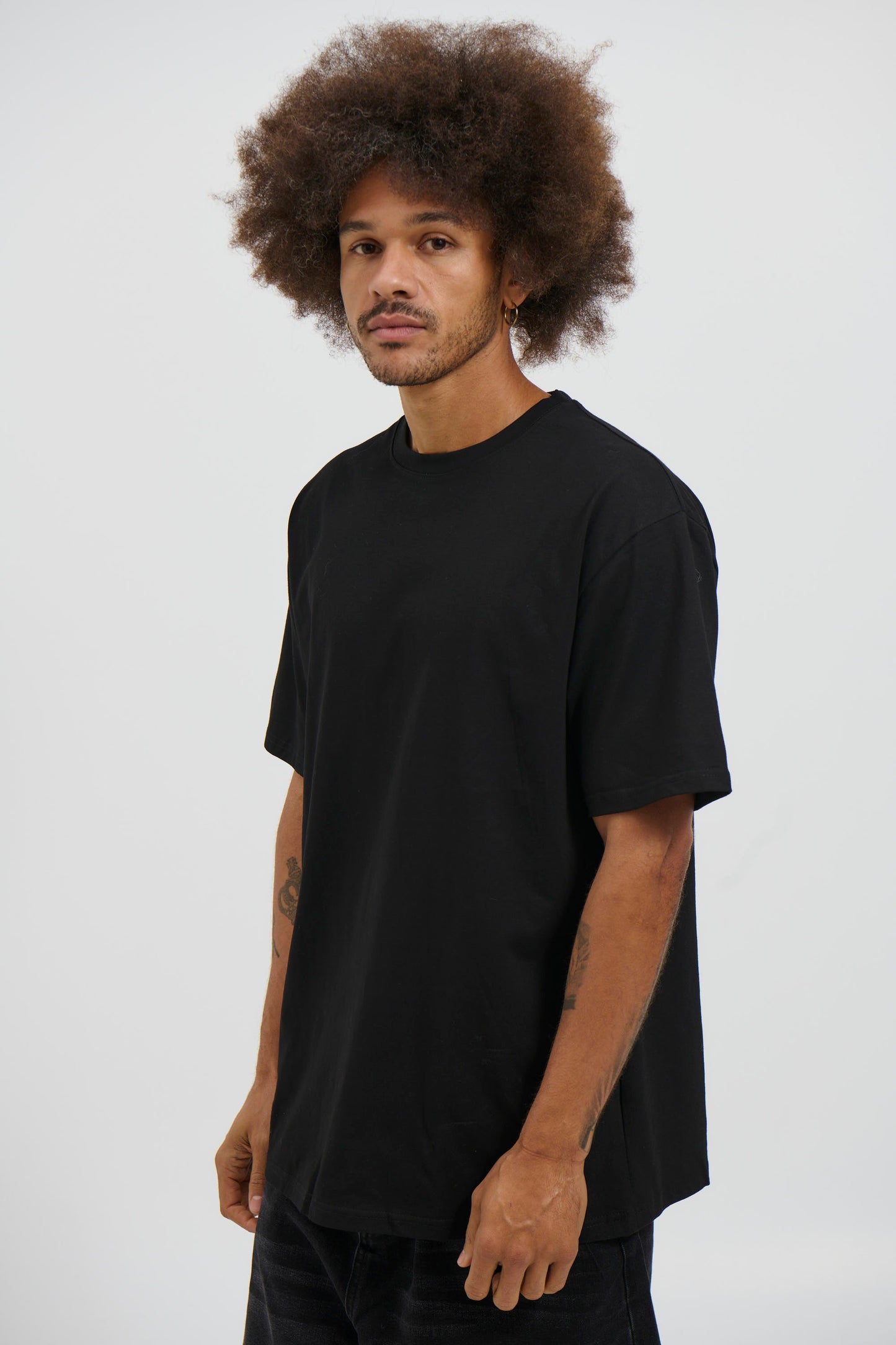 Emmett Box Tee Black