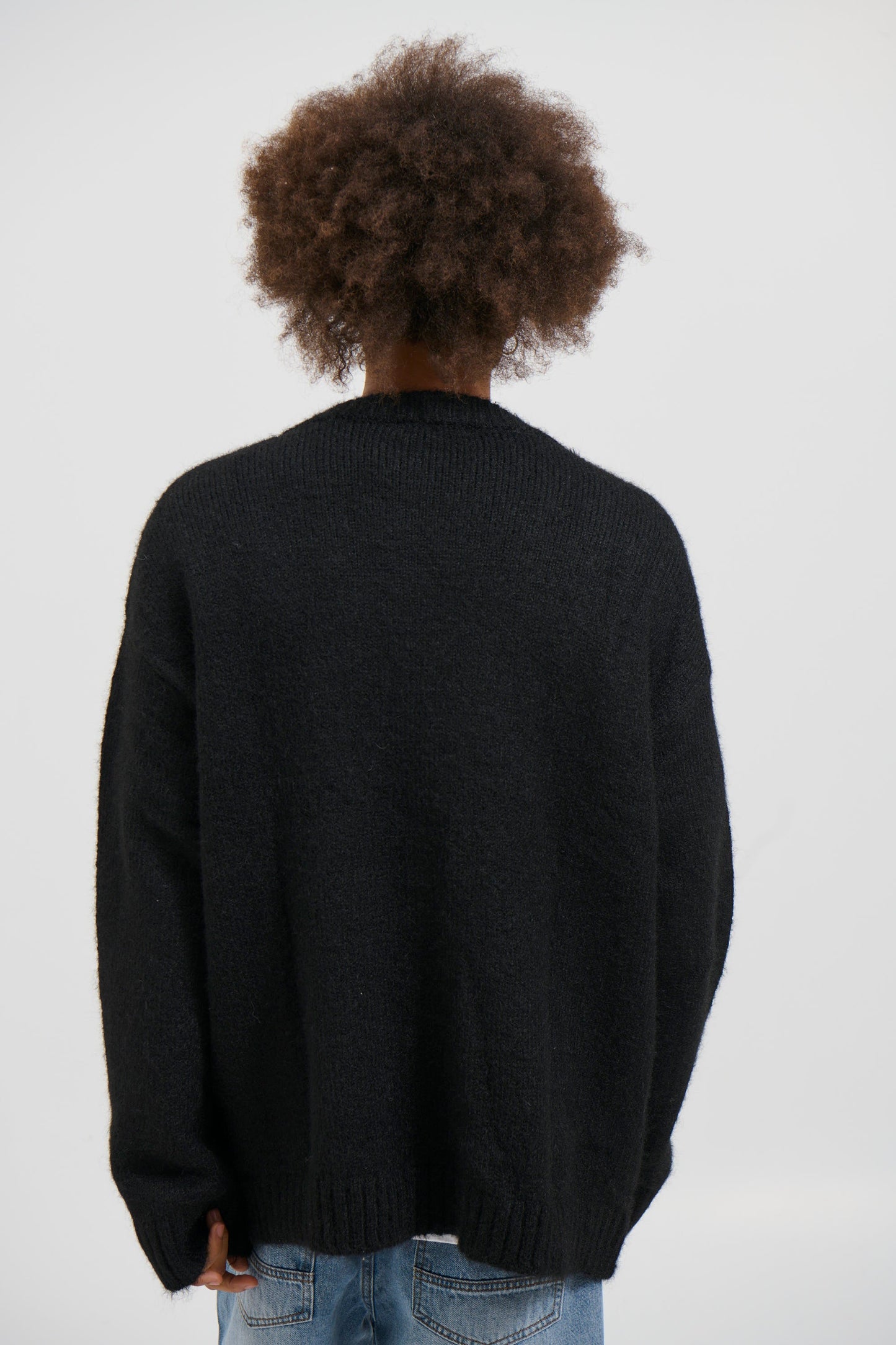 Knitted Oversize Cardigan Black - FINAL SALE