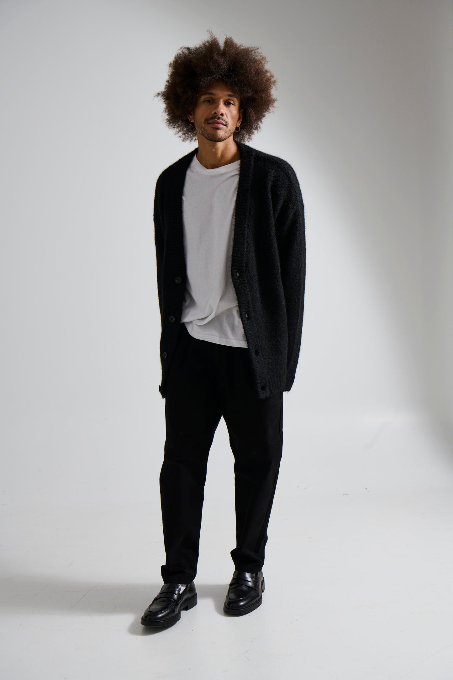 Knitted Oversize Cardigan Black - FINAL SALE