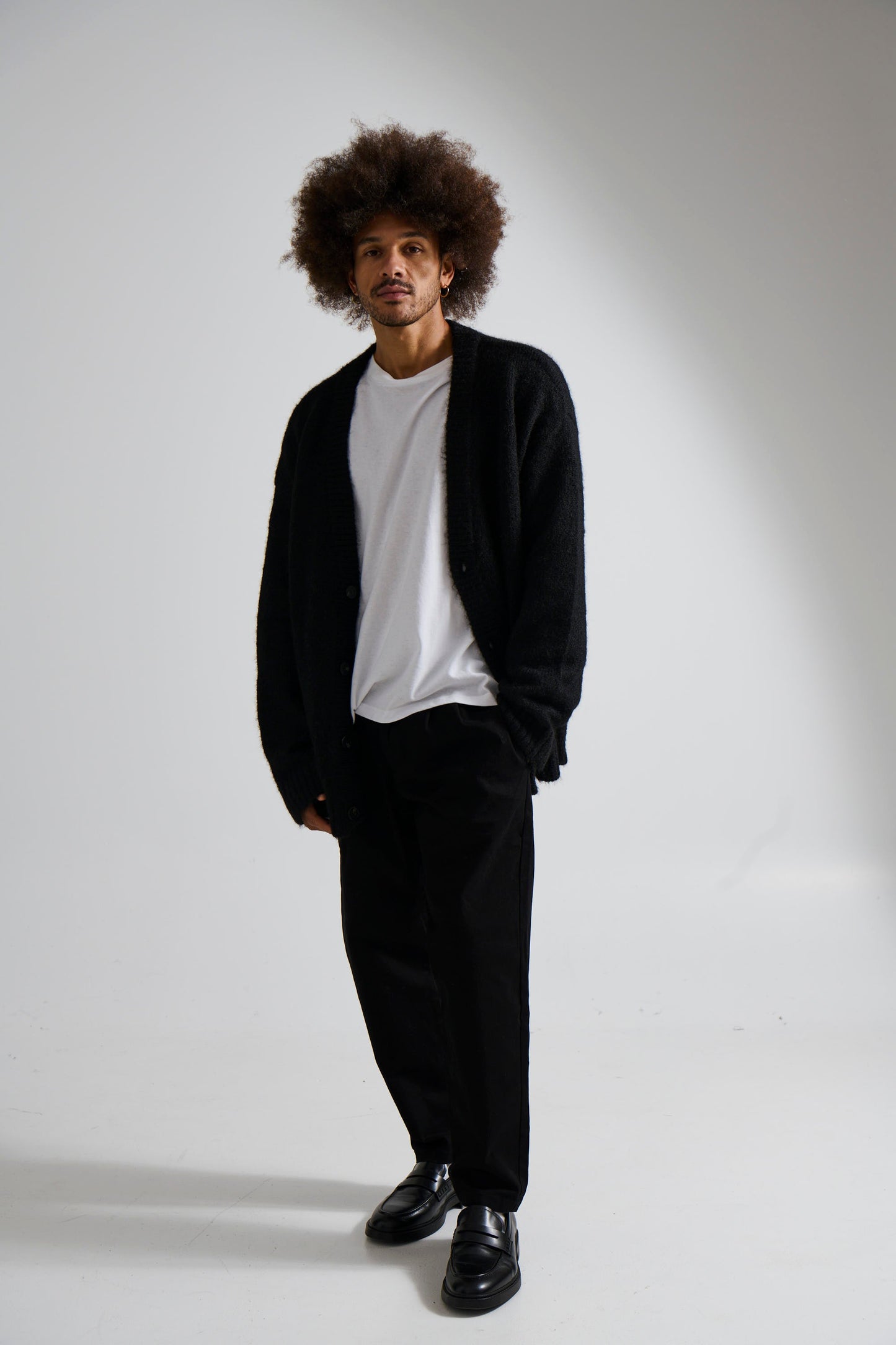 Knitted Oversize Cardigan Black - FINAL SALE