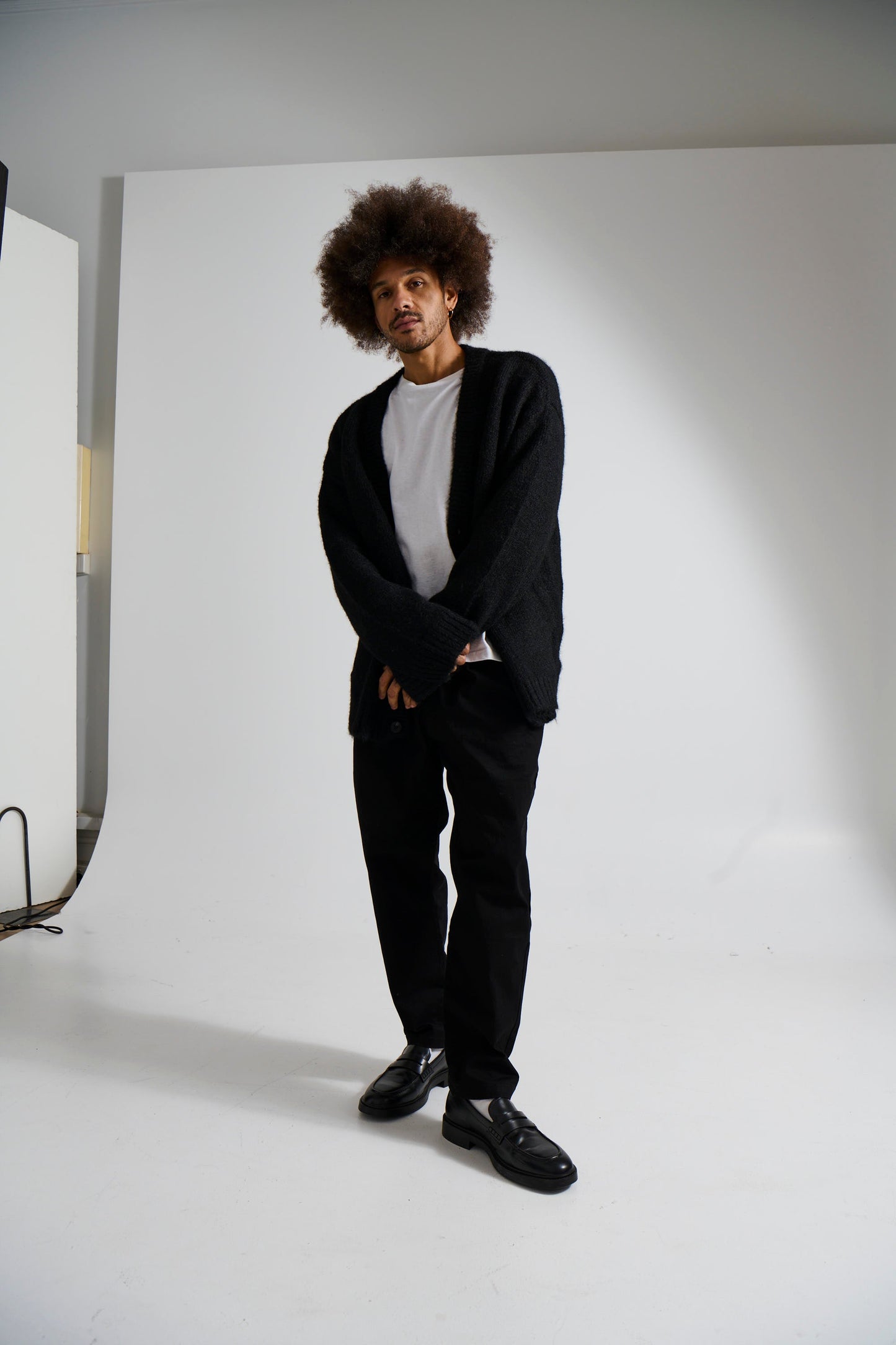 Knitted Oversize Cardigan Black - FINAL SALE