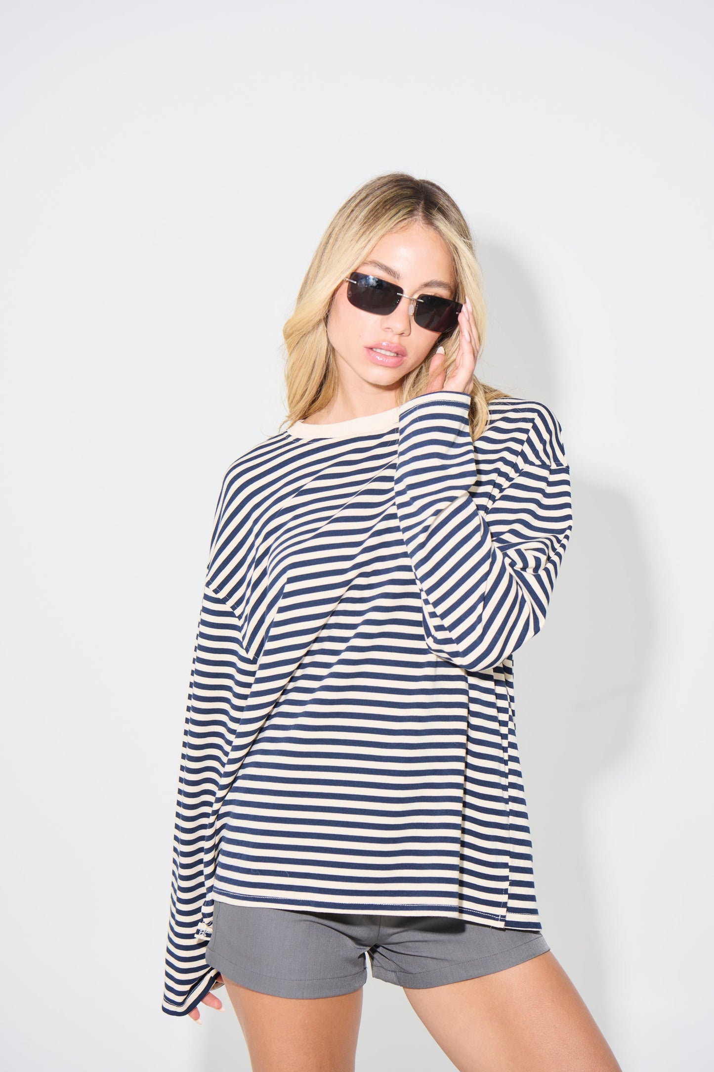 Asher Long Sleeve Cream - FINAL SALE