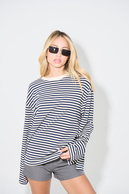 Asher Long Sleeve Cream - FINAL SALE
