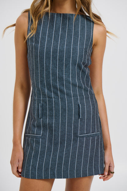 Kareena Mini Dress Blue - FINAL SALE