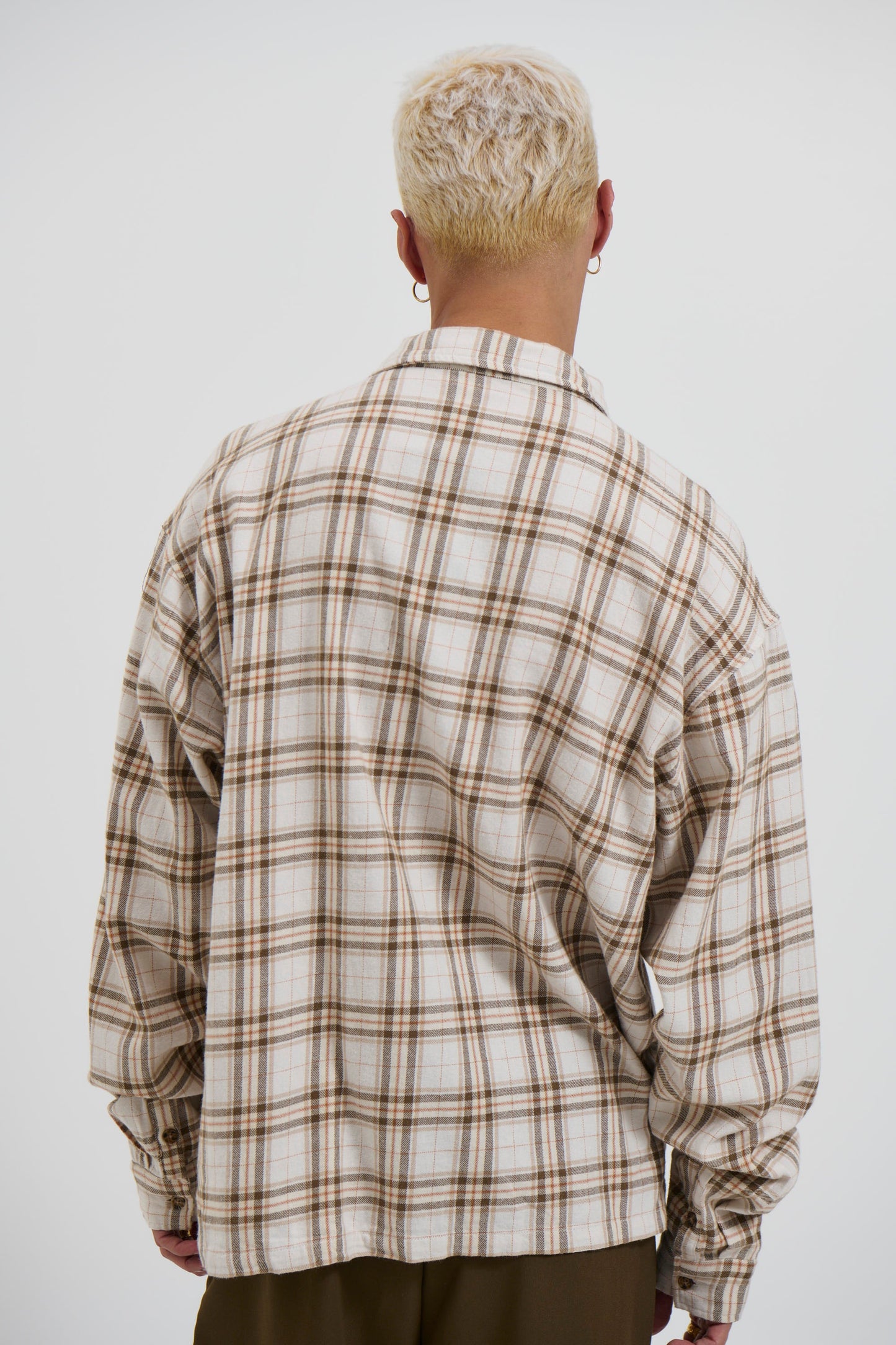 Brooklyn Check Shirt Griege