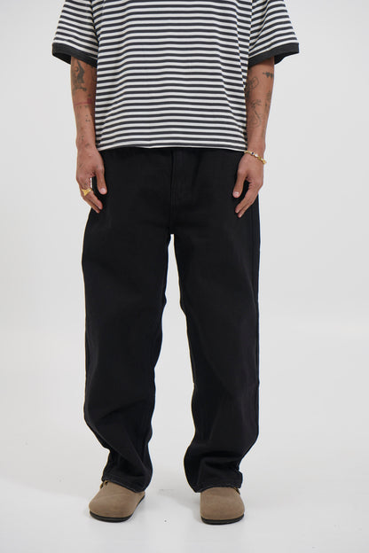 Louis Baggy Denim Black