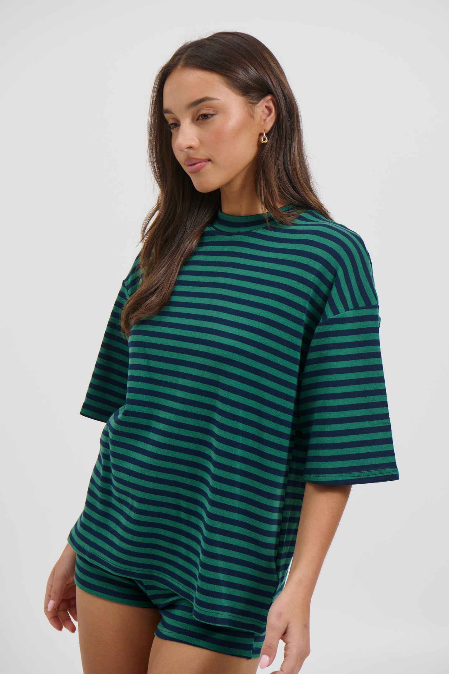 Charlene Oversized Tee Teal - FINAL SALE