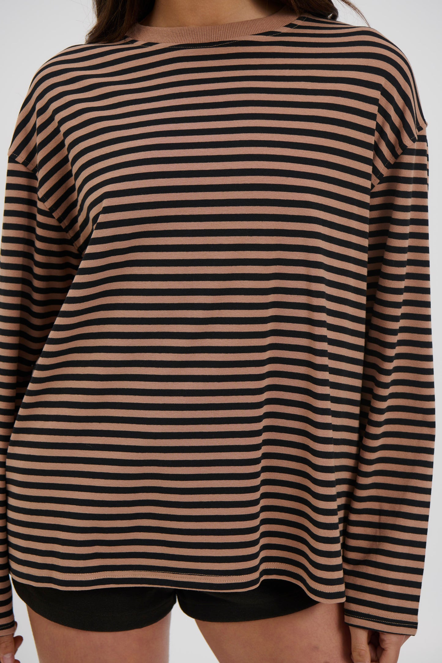 Asher Long Sleeve Mocha - FINAL SALE