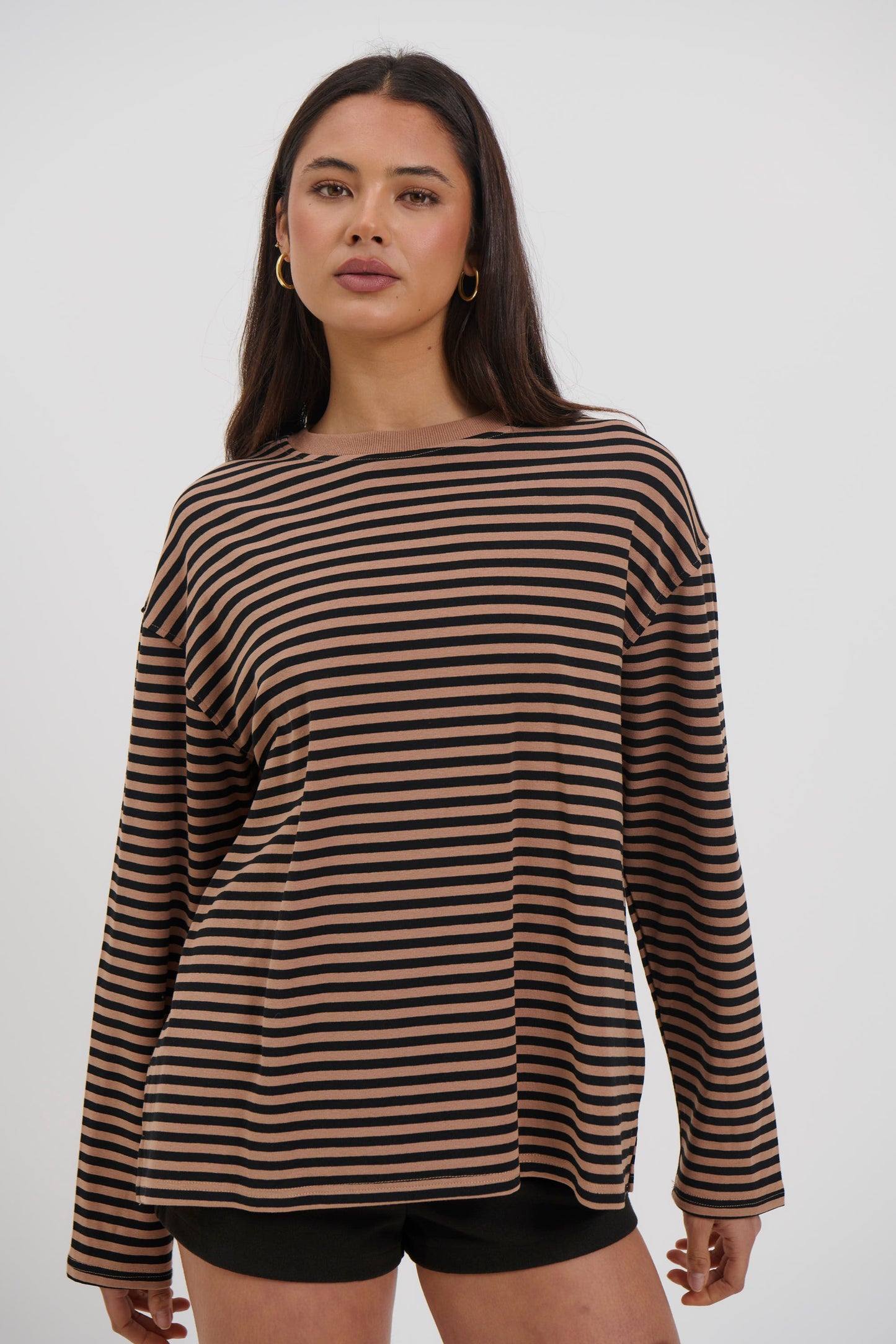 Asher Long Sleeve Mocha - FINAL SALE