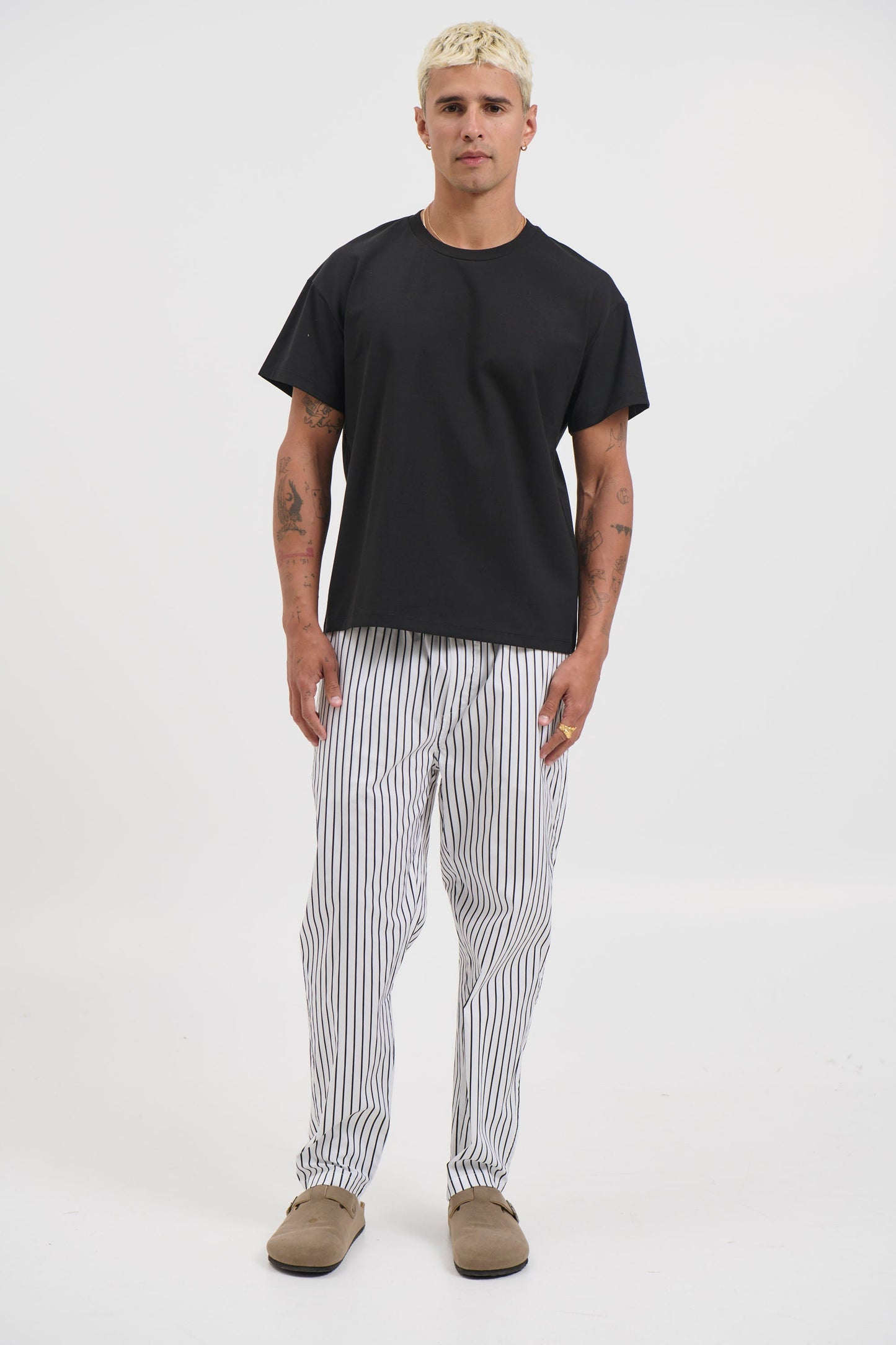Locky Straight Pant Stripe - FINAL SALE