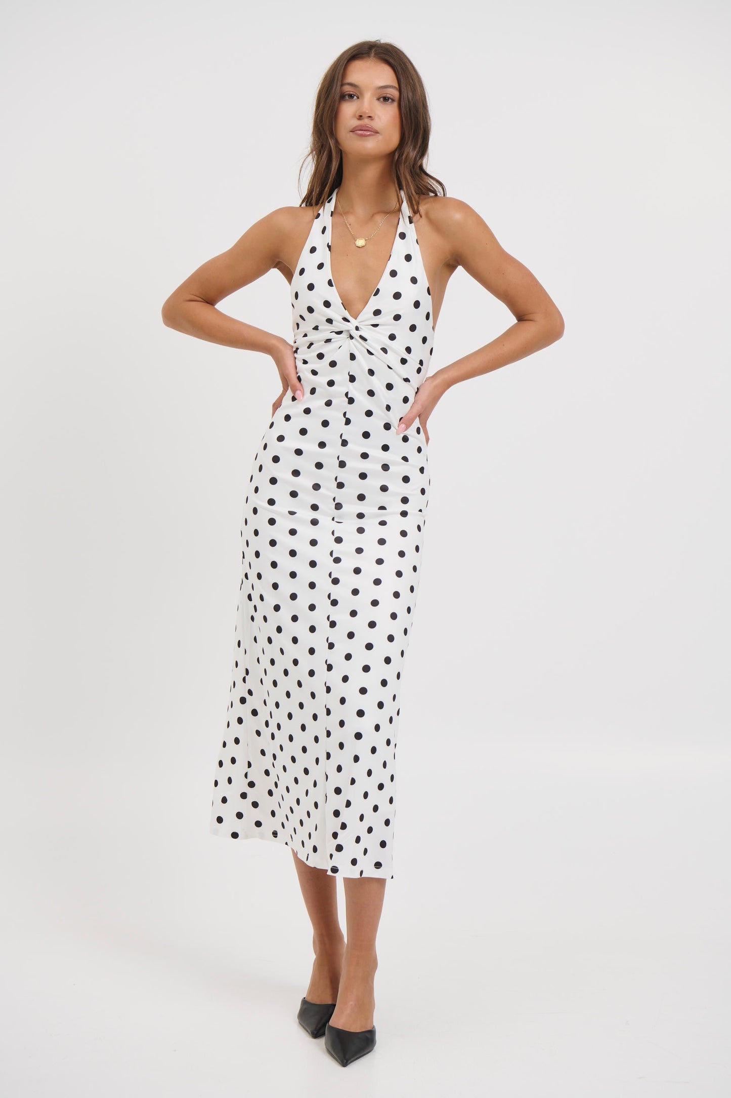 Lara Maxi Dress White - FINAL SALE