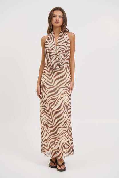 Josie Maxi Dress Brown