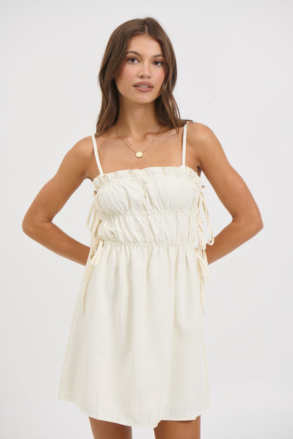 Linden Mini Dress Butter - FINAL ALE