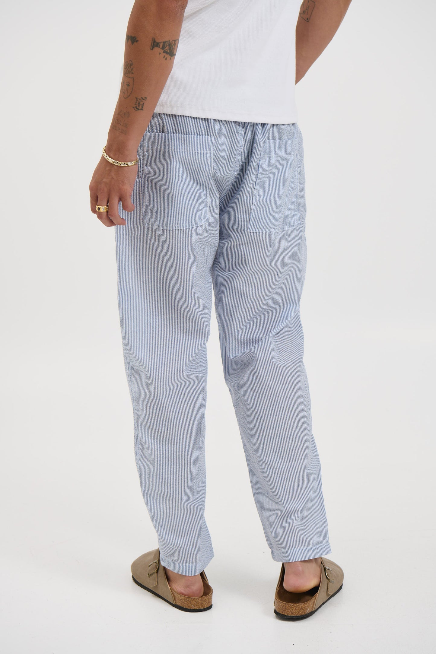 Adge Beach Pant Stripe - FINAL SALE
