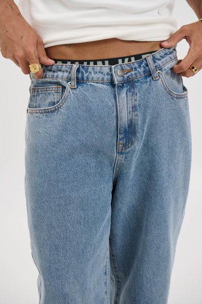 Cruz Baggy Denim Mid Blue