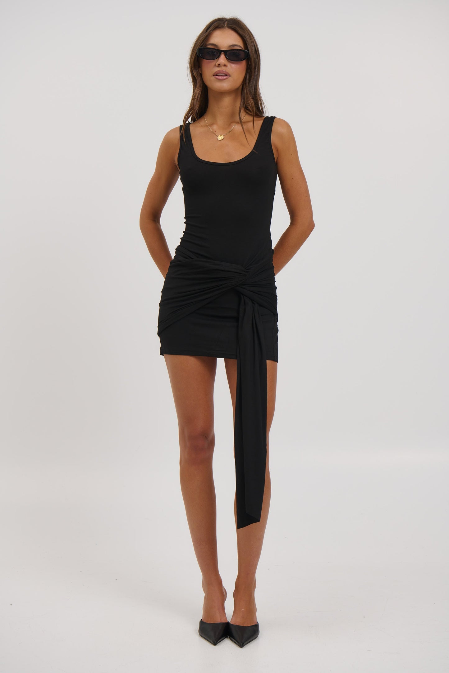London Mini Dress Black - FINAL SALE