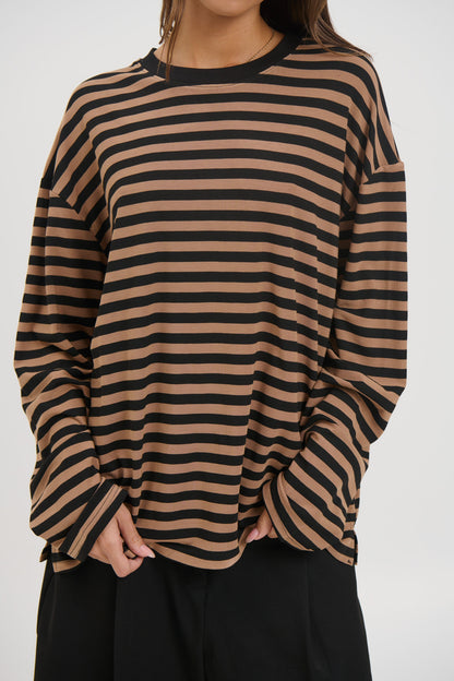 Jaida Long Sleeve Mocha