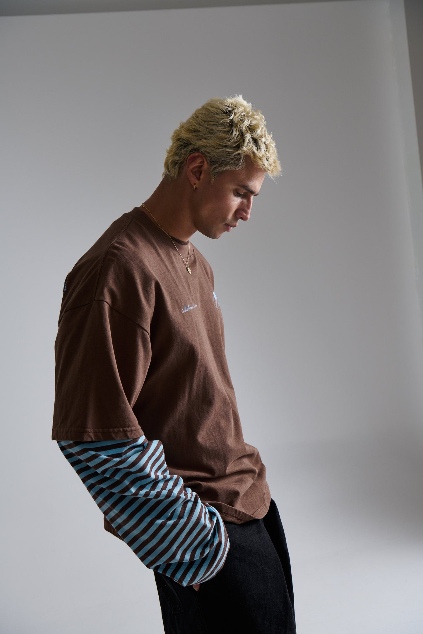 Bronze Snake Signature Tee Choc