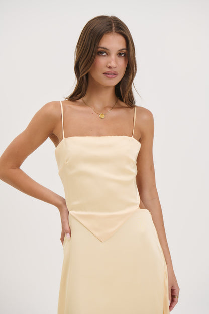 Gloria Maxi Dress Lemon - FINAL SALE