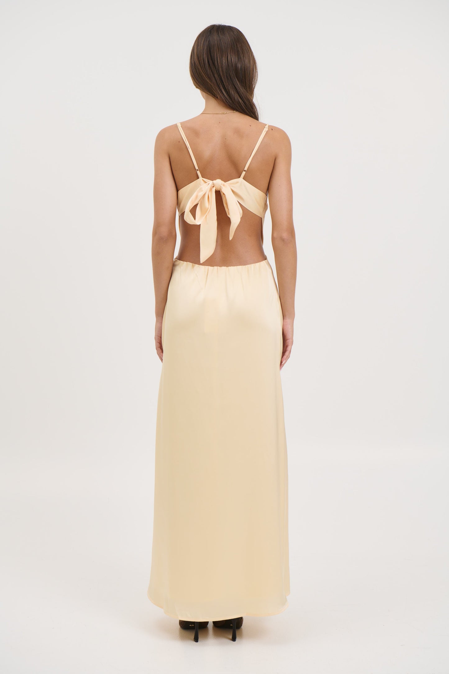 Gloria Maxi Dress Lemon - FINAL SALE
