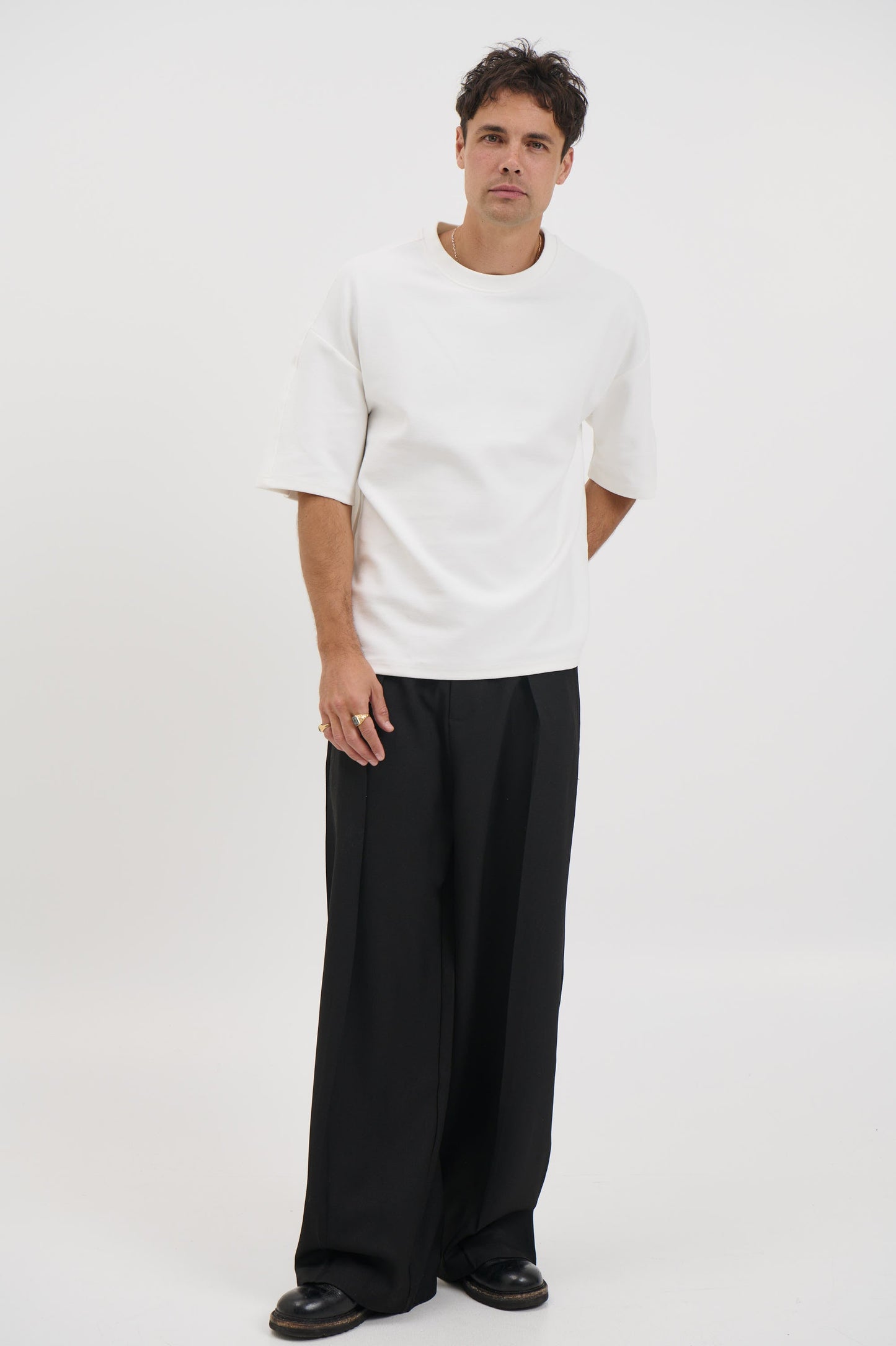 Henry Heavyweight Tee Ivory - FINAL SALE