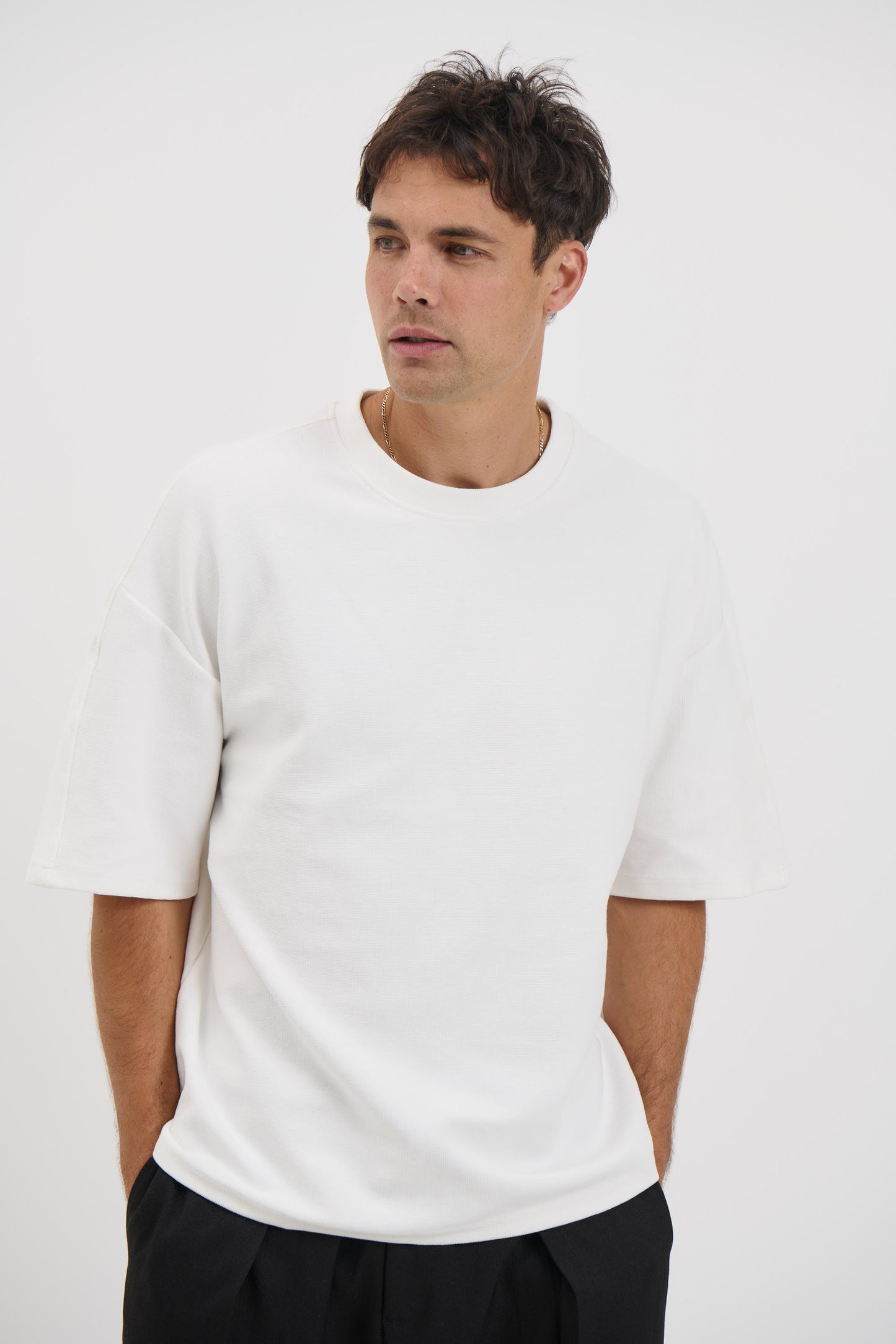 Henry Heavyweight Tee Ivory - FINAL SALE