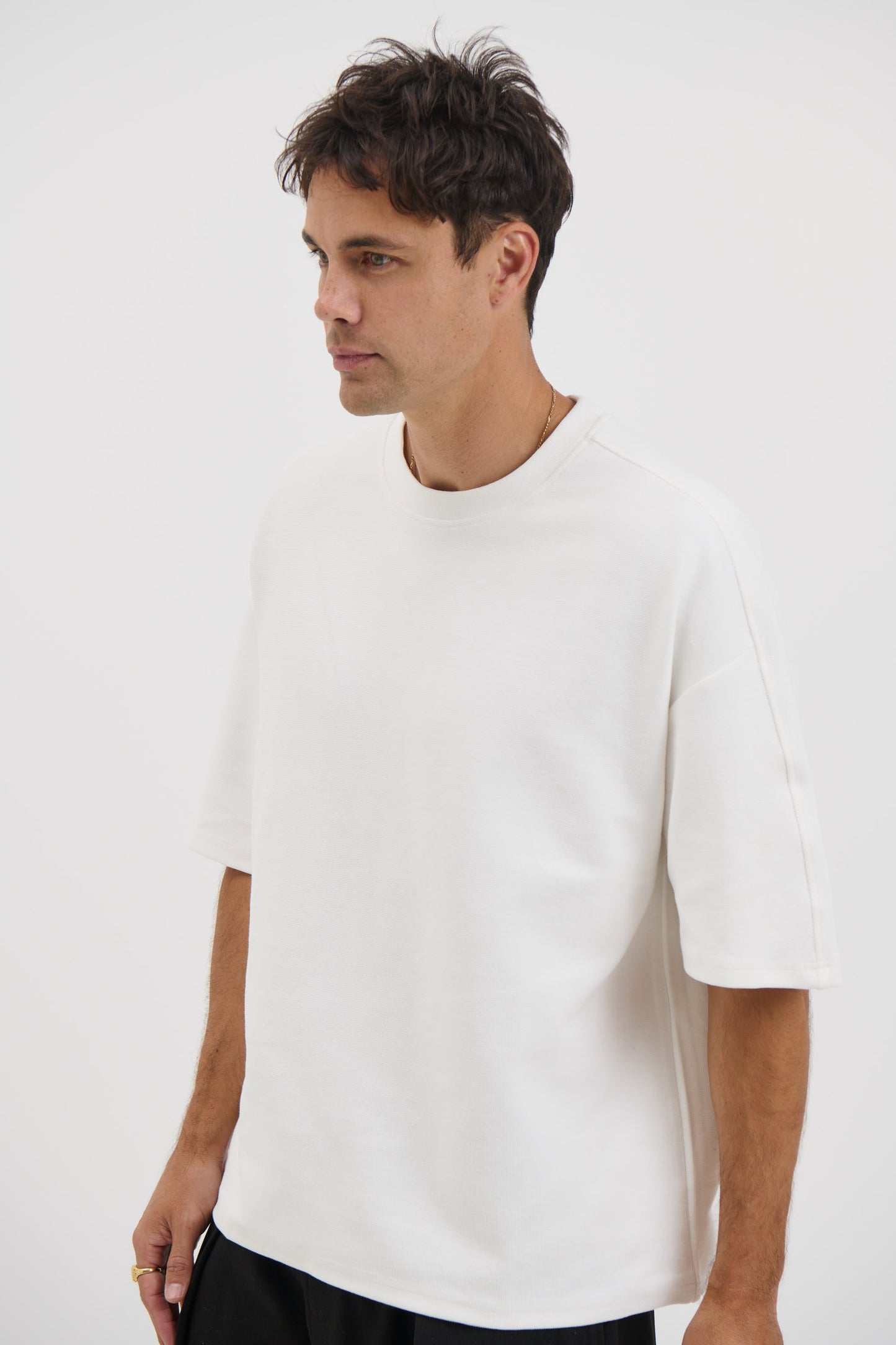 Henry Heavyweight Tee Ivory - FINAL SALE