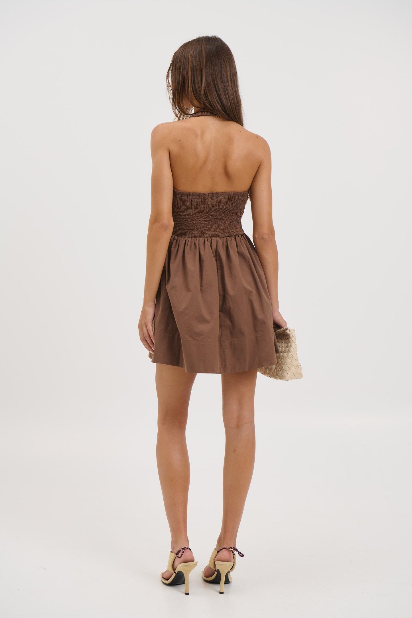 Eleanora Mini Dress Chocolate