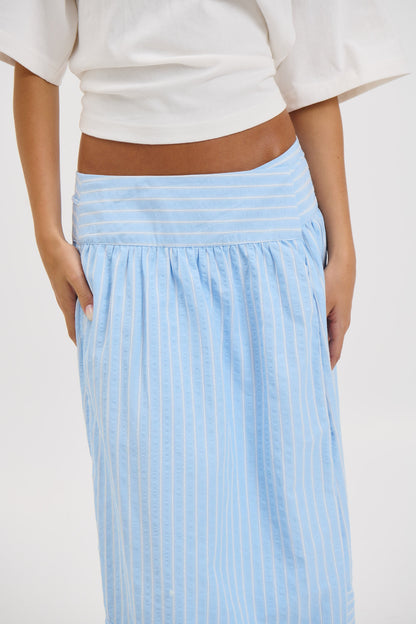 Chase Midi Skirt Sky