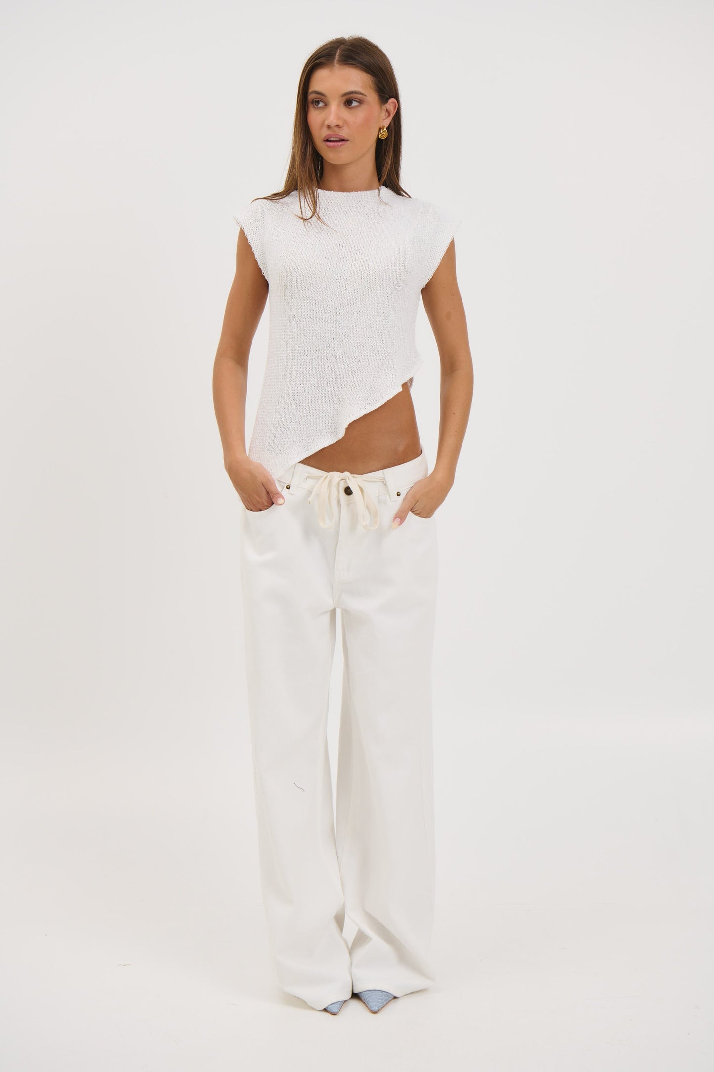 Cassie Top White