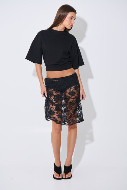 Envy Lace Skirt Black - FINAL SALE